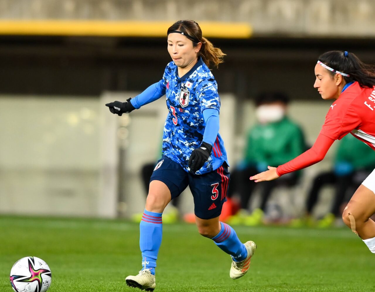 なでしこジャパン 日本代表 支給 ユニフォーム 鮫島彩選手 - サッカー 