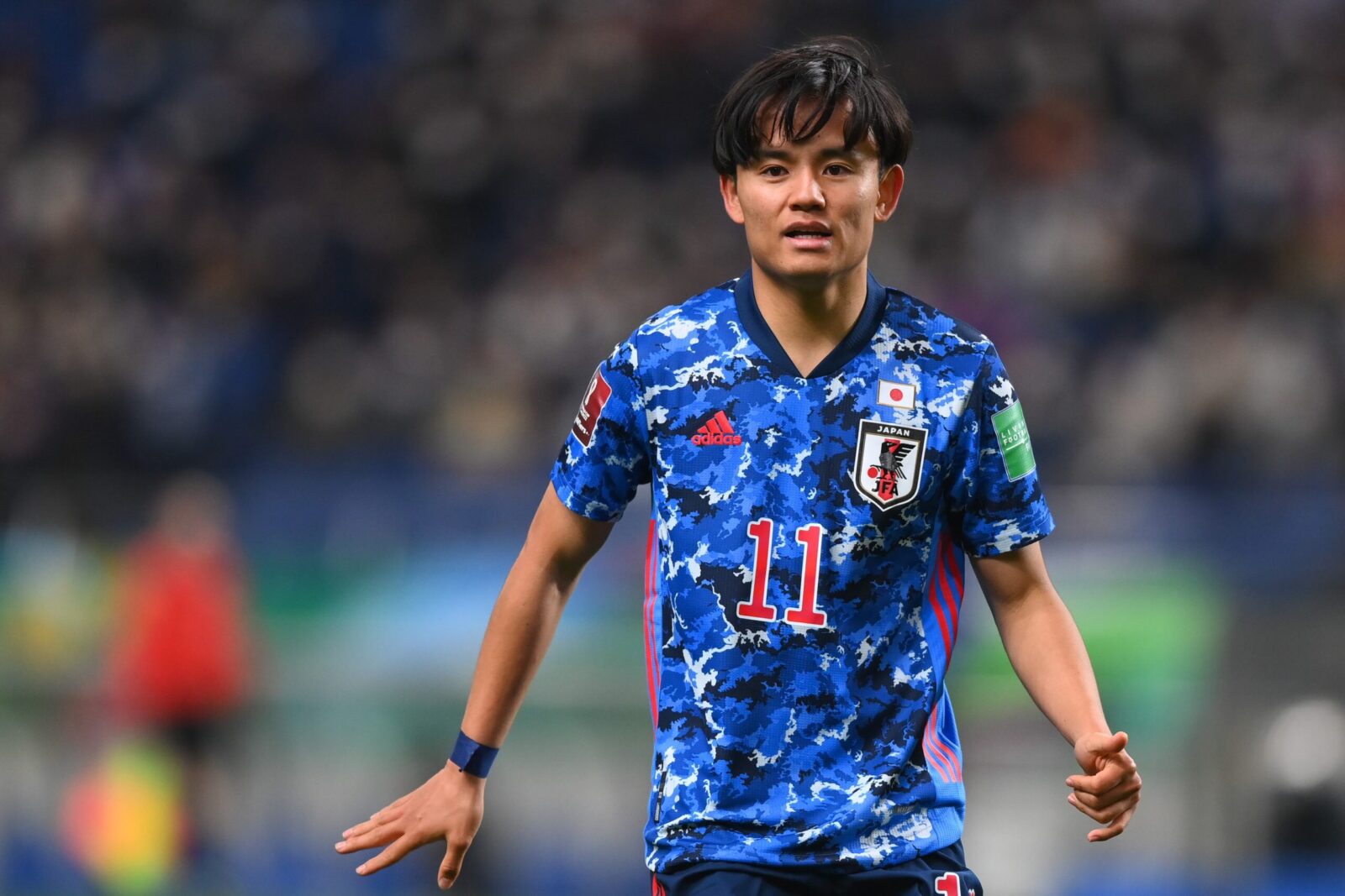 サッカー 日本代表 2022 ユニフォーム 堂安選手 8番 JAPAN - ウェア