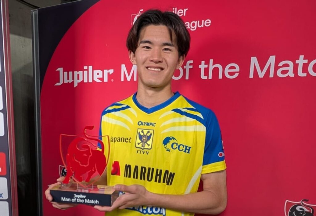 W杯サッカー日本代表入りへ前進、FW後藤啓介がアンデルレヒトから決勝